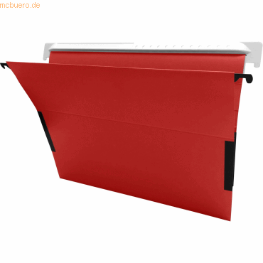 Litfax Hängetaschen multi.map mit Seitensicherung rot Litfax Hängetaschen multi.map mit Seitensicherung rot von Litfax