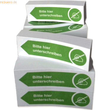 Litfax Haftnotizen - Bitte hier unterschreiben Pfeil nach links neutra Litfax Haftnotizen - Bitte hier unterschreiben Pfeil nach links neutra von Litfax