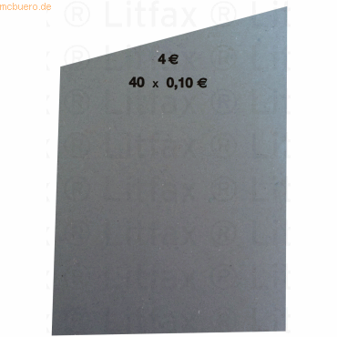 Litfax Handrollpapier 40x0,10 € blau VE=1000 Stück Litfax Handrollpapier 40x0,10 € blau VE=1000 Stück von Litfax