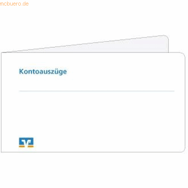 Litfax Kontoauszugsmappen Genobanken VE=100 Stück Litfax Kontoauszugsmappen Genobanken VE=100 Stück von Litfax