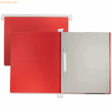 Litfax Personalakte A4 mit 4-teiligem Register rot Litfax Personalakte A4 mit 4-teiligem Register rot von Litfax