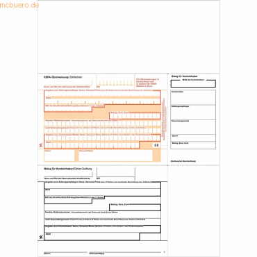 Litfax Sepa Überweisungsformulare A4 für WinBanking Überweisungen VE=1 Litfax Sepa Überweisungsformulare A4 für WinBanking Überweisungen VE=1 von Litfax