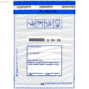 Litfax Sicherheitstasche Standard mini 175x240mm VE=100 Stück Litfax Sicherheitstasche Standard mini 175x240mm VE=100 Stück von Litfax