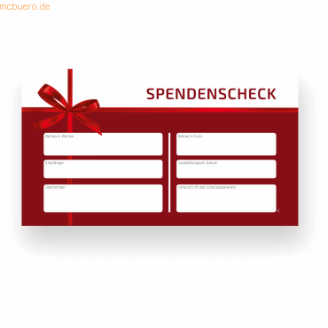 Litfax Spendenscheck 'Lotte' neutral 60x34cm Litfax Spendenscheck 'Lotte' neutral 60x34cm von Litfax