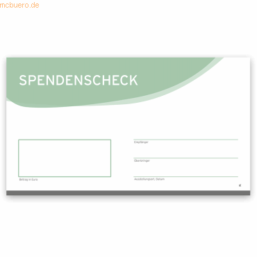 Litfax Spendenscheck 'Tommy' neutral 60x34cm Litfax Spendenscheck 'Tommy' neutral 60x34cm von Litfax