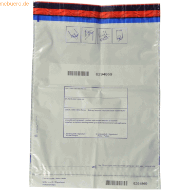 Litfax Standard-Safebag 295x395 + 30mm Bon Maxi VE=100 Stück Litfax Standard-Safebag 295x395 + 30mm Bon Maxi VE=100 Stück von Litfax