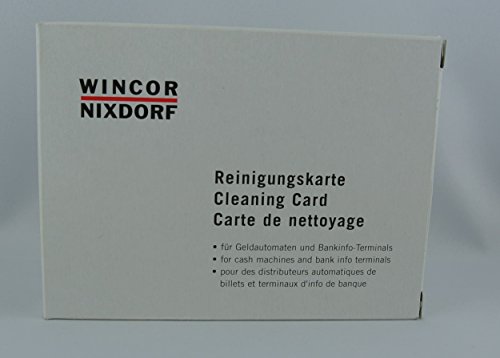 Wincor Nixdorf Cleaning Card - Reinigungskarten für Magnetstreifenleser Bankautomaten (Inhalte: 10 Karten) von Litfax