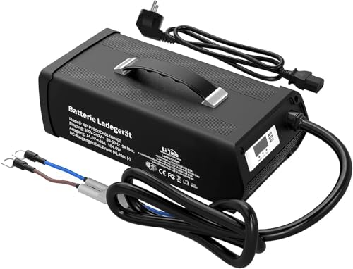 LiTime 14.6V 40A Lithium Batterieladegerät, speziell für 12V LiFePO4 Batterie, mit Display-Anleitung und LED-Anzeige, AC-DC Smart Ladegerät für 12.8V LiFePO4 Lithium Batterien, 40A Schnell-Ladung LiTime 14.6V 40A Lithium Batterieladegerät, speziell für 12V LiFePO4 Batterie, mit Display-Anleitung und LED-Anzeige, AC-DC Smart Ladegerät für 12.8V LiFePO4 Lithium Batterien, 40A Schnell-Ladung von Litime