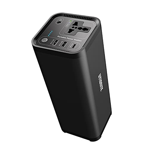 LITIONITE Hurakan 200W / 46.400mAh Powerbank Externer Akku Batterie Tragbarer Mini-Generator - 1x Steckdose 220V - 3x USB/Type-C - Ladegerät für Elektrofahrrad/Elektroroller/Laptop/Drohne/CPAP/MacBook von Litionite