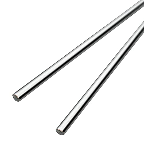 2 Stück 8 mm x 250 mm Linear Motion Rods Schaftführung für 3D-Drucker und DIY-Bastelwerkzeug, Gehäuse gehärtetes Chrom, Durchmesser 8 mm, 5/16 Zoll x 25 cm von Litoexpe