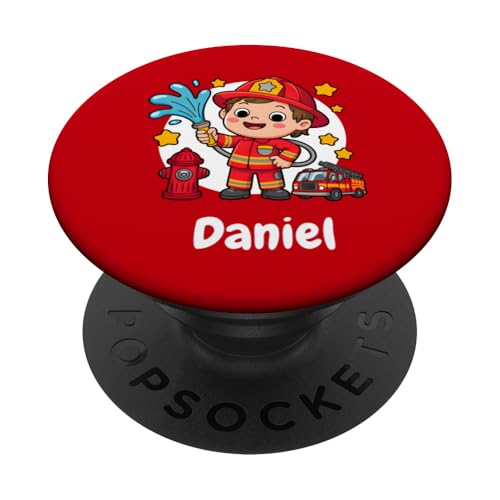 Firefighter #snap Brave Little Hero Design PopSockets Klebender PopGrip von Little Hero Vibes