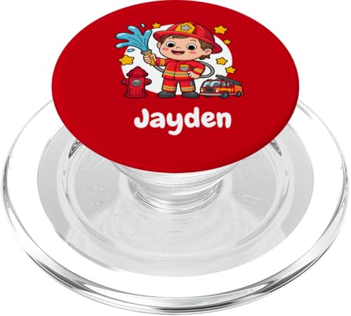 Firefighter #snap Brave Little Hero Design PopSockets PopGrip für MagSafe von Little Hero Vibes