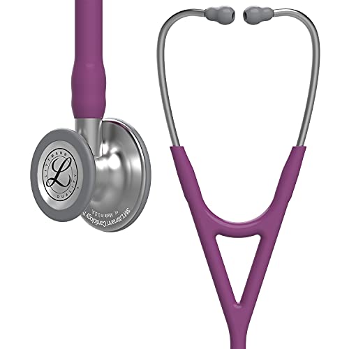 3M Littmann Cardiology IV Stethoskop für die Diagnose, Bruststück in Standardausführung, pflaumenfarbener Schlauch, Schlauchanschluss und Ohrbügel aus Edelstahl, 69 cm, 6156 3M Littmann Cardiology IV Stethoskop für die Diagnose, Bruststück in Standardausführung, pflaumenfarbener Schlauch, Schlauchanschluss und Ohrbügel aus Edelstahl, 69 cm, 6156 von 3M Littmann