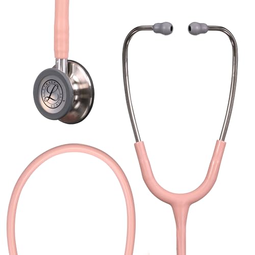 3M Littmann Classic III Stethoskop, 5910C, Edelstahl-Bruststück, Champagner-Roséfarbener Schauch von Littmann