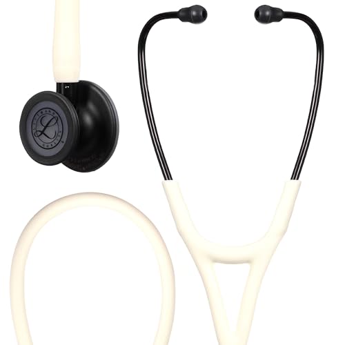 3M Littmann Kardiologie IV Diagnostik-Stethoskop, 6186C, Bruststück schwarz mattiert, Alabasterfarbener Schlauch 3M Littmann Kardiologie IV Diagnostik-Stethoskop, 6186C, Bruststück schwarz mattiert, Alabasterfarbener Schlauch von 3M Littmann