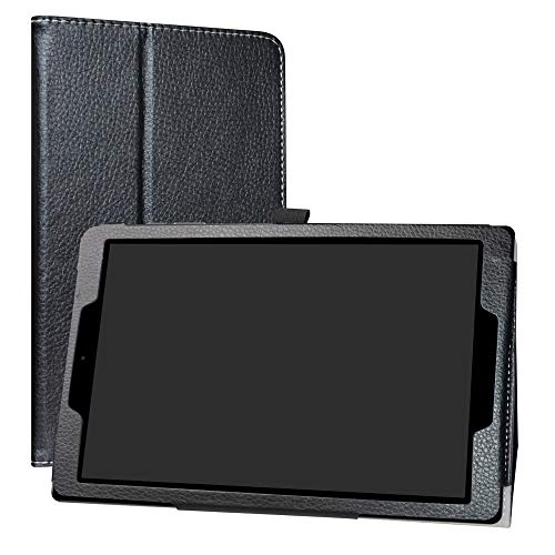 LiuShan Chuwi HiPad hülle, Folding PU Leder Tasche Hülle Case mit Ständer für 10.1" Chuwi HiPad Android Tablet PC,Schwarz von LiuShan