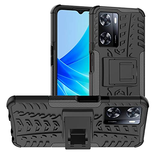 LiuShan Handyhülle für Oppo A57S/A77 4G /5G /A77S/A57 4G/A57E,Dual Layer Hybrid Handyhülle Drop Resistance Handys Schutz Hülle für Oppo A57S/A77 4G /5G /A77S/A57 4G/A57E Smartphone,Schwarz LiuShan Handyhülle für Oppo A57S/A77 4G /5G /A77S/A57 4G/A57E,Dual Layer Hybrid Handyhülle Drop Resistance Handys Schutz Hülle für Oppo A57S/A77 4G /5G /A77S/A57 4G/A57E Smartphone,Schwarz von LiuShan