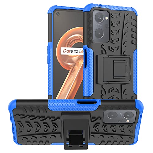 LiuShan Handyhülle für Oppo K10/A96/A76/A36/Realme 9i Hülle,Dual Layer Hybrid Handyhülle Drop Resistance Handys Schutz Hülle für Oppo K10/A96/A76/A36/Realme 9i Smartphone,Blau von LiuShan
