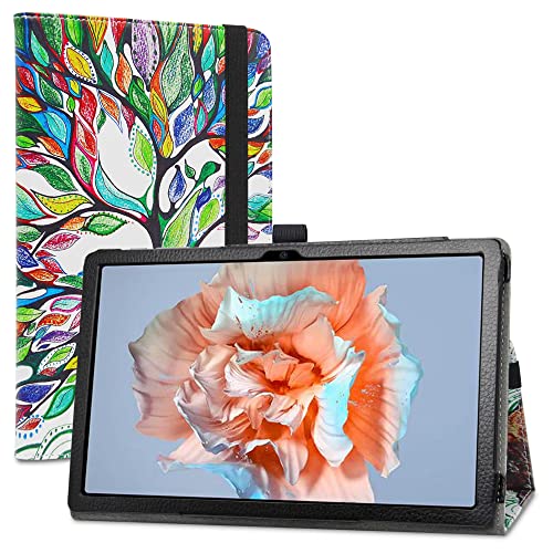 LiuShan Hülle für TECLAST P80T, Folding PU Leder Tasche Hülle Case mit Ständer für TECLAST P80T / iPlay 50 Mini Lite Android 8 Zoll Tablet（Nicht kompatibel mit andere Tablet）,Love Tree von LiuShan