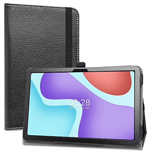 LiuShan Hülle für ALLDOCUBE iPlay 50 Pro Max,Folding PU Leder Tasche Hülle Case mit Ständer für ALLDOCUBE iplay 50/iplay 50 pro/ALLDOCUBE iPlay 50 Pro Max Tablet 10,36 Zoll,Schwarz von LiuShan