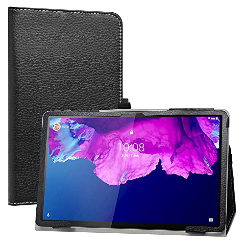 LiuShan Kompatibel mit Alcatel 3T 10 hülle,Folding PU Leder Tasche Hülle Case mit Ständer für 10" Alcatel 3T 10 8094X 4G 10 Zoll Tablet(Nicht für alcatel 3t 10 8088x),Schwarz von LiuShan