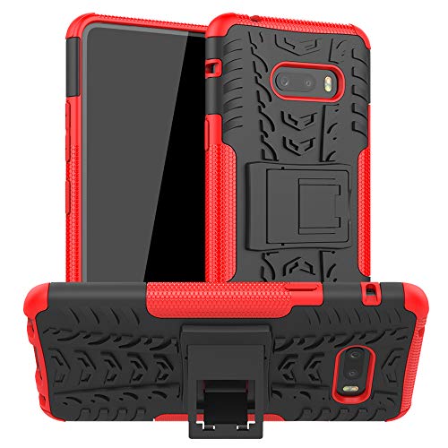 LiuShan Kompatibel mit LG G8X ThinQ Hülle, Dual Layer Hybrid Handyhülle Drop Resistance Handys Schutz Hülle mit Ständer für LG G8X ThinQ/LG V50S ThinQ 5G 2019 Smartphone,Rot LiuShan Kompatibel mit LG G8X ThinQ Hülle, Dual Layer Hybrid Handyhülle Drop Resistance Handys Schutz Hülle mit Ständer für LG G8X ThinQ/LG V50S ThinQ 5G 2019 Smartphone,Rot von LiuShan