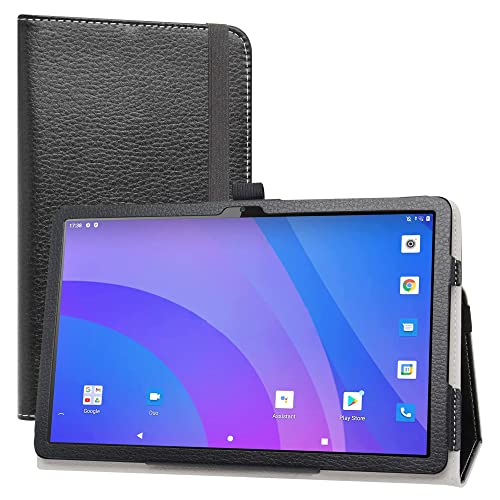 LiuShan Kompatibel mit Lenovo Tab M10 3rd Gen hülle,Folding PU Leder Tasche Hülle Case mit Ständer für Lenovo Tab M10 3rd Gen (TB-328FU/ TB-328XU) 10,1 Zoll(Nicht für andere Modelle),Schwarz von LiuShan