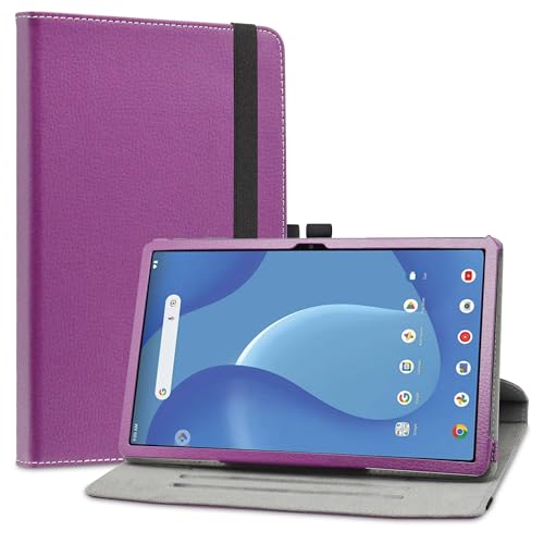 LiuShan Kompatibel mit Onn 11 Zoll Tablet Pro Hülle 2023,360 Grad drehbarer Drehständer PU Cover für Onn. 11 Zoll Tablet Pro (2023 Modell: 100110027), Lila von LiuShan