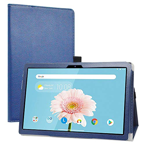 LiuShan Kompatibel mit TECLAST P20HD hülle,TECLAST M40 hülle,TECLAST M40 Pro hülle,Folding PU Leder Tasche Hülle Case mit Ständer für 10.1" TECLAST P20HD / M40 / M40SE / M40 Pro Tablet,Blau von LiuShan