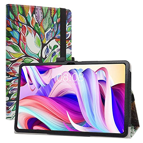 LiuShan Kompatibel mit TECLAST T40 Plus hülle,Folding PU Leder Tasche Hülle Case mit Ständer für 10.4" TECLAST T40 Pro /T40 Plus 10,4 Zoll Tablet(Nicht für andere Modelle),Love Tree von LiuShan