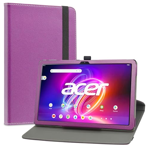 LiuShan Rotating hülle für Acer Iconia Tab P11, 360°rotierenden Drehbares Standfunktion hülle für Acer Iconia Tab P11 11-Zoll Tablet, Violett von LiuShan