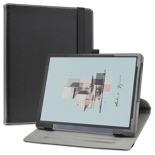 LiuShan Rotating hülle für BOOX Tab Ultra, 360°rotierenden Drehbares Standfunktion hülle für BOOX Tab Ultra C Pro/BOOX Tab Ultra Tablet 10,3 Zoll E-Book Tablet,Schwarz von LiuShan