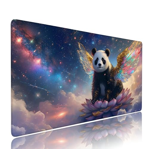 Farbe Panda Schreibtischunterlage Mousepad XXL Gaming Mauspad Büro Zubehör Klein Mouse Pad Pc Desk Mat Groß, WassXerdicht Anti-Rutsch Gummibasis Vernähte Kanten 900x500x3mm für Home Office d-213 Farbe Panda Schreibtischunterlage Mousepad XXL Gaming Mauspad Büro Zubehör Klein Mouse Pad Pc Desk Mat Groß, WassXerdicht Anti-Rutsch Gummibasis Vernähte Kanten 900x500x3mm für Home Office d-213 von Liutuedy