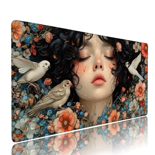 Gaming Mauspad XXL 600x300x3mm Farbe Mädchen Mousepad Groß Desk mat, üro Zubehör Unterlage Schreibtisch WassXerdicht mit Vernähten Kanten und rutschfeste Gummibasis, für Laptop und PC Zubehör d-174 Gaming Mauspad XXL 600x300x3mm Farbe Mädchen Mousepad Groß Desk mat, üro Zubehör Unterlage Schreibtisch WassXerdicht mit Vernähten Kanten und rutschfeste Gummibasis, für Laptop und PC Zubehör d-174 von Liutuedy