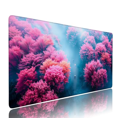 Gaming Mauspad XXL 600x300x3mm Rosa Baum Mousepad Groß Desk mat, üro Zubehör Unterlage Schreibtisch WassXerdicht mit Vernähten Kanten und rutschfeste Gummibasis, für Laptop PC, Home oder Office d-274 Gaming Mauspad XXL 600x300x3mm Rosa Baum Mousepad Groß Desk mat, üro Zubehör Unterlage Schreibtisch WassXerdicht mit Vernähten Kanten und rutschfeste Gummibasis, für Laptop PC, Home oder Office d-274 von Liutuedy