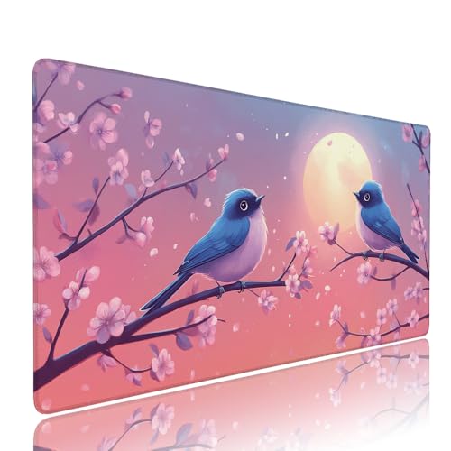 Gaming Mauspad XXL 600x300x3mm Rosa Vogel Mousepad Groß Desk mat, üro Zubehör Unterlage Schreibtisch WassXerdicht mit Vernähten Kanten und rutschfeste Gummibasis, für Laptop und PC Zubehör d-269 Gaming Mauspad XXL 600x300x3mm Rosa Vogel Mousepad Groß Desk mat, üro Zubehör Unterlage Schreibtisch WassXerdicht mit Vernähten Kanten und rutschfeste Gummibasis, für Laptop und PC Zubehör d-269 von Liutuedy