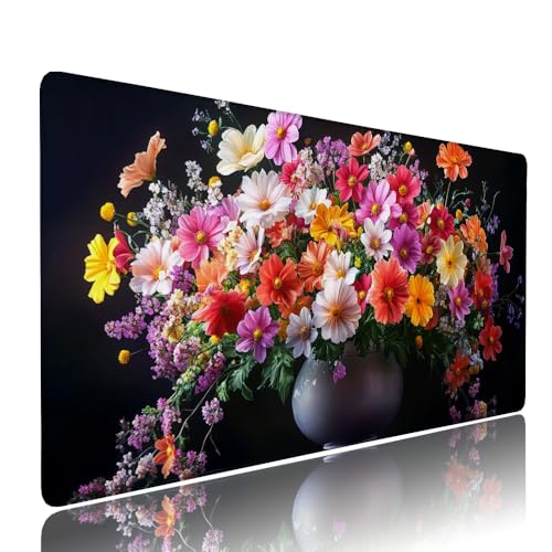 Gaming Mauspad XXL 700x400x3mm Schwarz Blume Mousepad Groß Desk mat, üro Zubehör Unterlage Schreibtisch WassXerdicht mit Vernähten Kanten und rutschfeste Gummibasis, für Laptop und PC Zubehör d-368 Gaming Mauspad XXL 700x400x3mm Schwarz Blume Mousepad Groß Desk mat, üro Zubehör Unterlage Schreibtisch WassXerdicht mit Vernähten Kanten und rutschfeste Gummibasis, für Laptop und PC Zubehör d-368 von Liutuedy