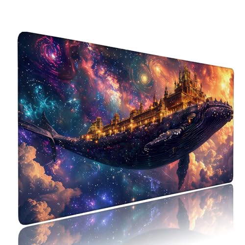 Gaming Mauspad XXL 900x400x3mm Farbe Wal Mousepad Groß Desk mat, üro Zubehör Unterlage Schreibtisch WassXerdicht mit Vernähten Kanten und rutschfeste Gummibasis, für Laptop PC, Home oder Office d-138 Gaming Mauspad XXL 900x400x3mm Farbe Wal Mousepad Groß Desk mat, üro Zubehör Unterlage Schreibtisch WassXerdicht mit Vernähten Kanten und rutschfeste Gummibasis, für Laptop PC, Home oder Office d-138 von Liutuedy