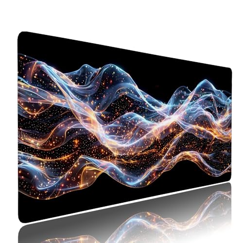 Schwarz Abstrakt Schreibtischunterlage Mousepad XXL Gaming Mauspad Büro Zubehör Klein Mouse Pad Pc Desk Mat Groß, WassXerdicht Anti-Rutsch Gummibasis Vernähte Kanten 500x250x3mm für Home Office d-298 Schwarz Abstrakt Schreibtischunterlage Mousepad XXL Gaming Mauspad Büro Zubehör Klein Mouse Pad Pc Desk Mat Groß, WassXerdicht Anti-Rutsch Gummibasis Vernähte Kanten 500x250x3mm für Home Office d-298 von Liutuedy