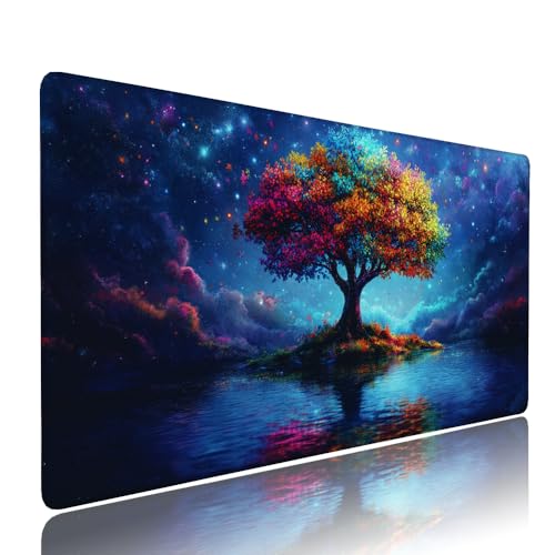 Schwarz Baum Schreibtischunterlage Mousepad XXL Gaming Mauspad Büro Zubehör Klein Mouse Pad Pc Desk Mat Groß, WassXerdicht Anti-Rutsch Gummibasis Vernähte Kanten 900x500x3mm für Home Office d-457 Schwarz Baum Schreibtischunterlage Mousepad XXL Gaming Mauspad Büro Zubehör Klein Mouse Pad Pc Desk Mat Groß, WassXerdicht Anti-Rutsch Gummibasis Vernähte Kanten 900x500x3mm für Home Office d-457 von Liutuedy
