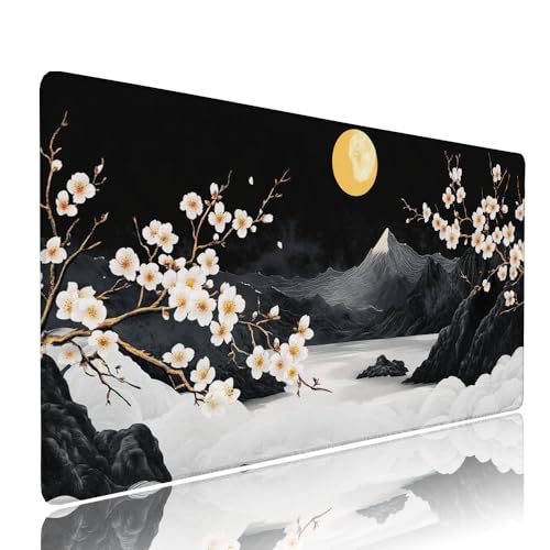 Schwarz Berg Schreibtischunterlage Mousepad XXL Gaming Mauspad Büro Zubehör Klein Mouse Pad Pc Desk Mat Groß, WassXerdicht Anti-Rutsch Gummibasis Vernähte Kanten 800x300x3mm für Home Office d-445 Schwarz Berg Schreibtischunterlage Mousepad XXL Gaming Mauspad Büro Zubehör Klein Mouse Pad Pc Desk Mat Groß, WassXerdicht Anti-Rutsch Gummibasis Vernähte Kanten 800x300x3mm für Home Office d-445 von Liutuedy