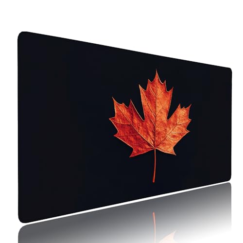 Schwarz Blätter Schreibtischunterlage Mousepad XXL Gaming Mauspad Büro Zubehör Klein Mouse Pad Pc Desk Mat Groß, WassXerdicht Anti-Rutsch Gummibasis Vernähte Kanten 900x500x3mm für Home Office d-463 Schwarz Blätter Schreibtischunterlage Mousepad XXL Gaming Mauspad Büro Zubehör Klein Mouse Pad Pc Desk Mat Groß, WassXerdicht Anti-Rutsch Gummibasis Vernähte Kanten 900x500x3mm für Home Office d-463 von Liutuedy