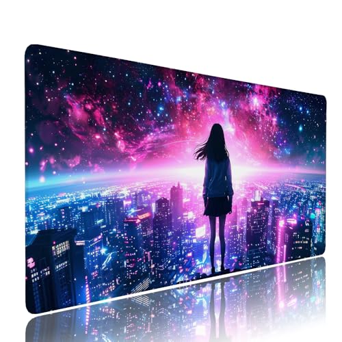 Schwarz Traum Schreibtischunterlage Mousepad XXL Gaming Mauspad Büro Zubehör Klein Mouse Pad Pc Desk Mat Groß, WassXerdicht Anti-Rutsch Gummibasis Vernähte Kanten 1000x500x3mm für Home Office d-434 Schwarz Traum Schreibtischunterlage Mousepad XXL Gaming Mauspad Büro Zubehör Klein Mouse Pad Pc Desk Mat Groß, WassXerdicht Anti-Rutsch Gummibasis Vernähte Kanten 1000x500x3mm für Home Office d-434 von Liutuedy