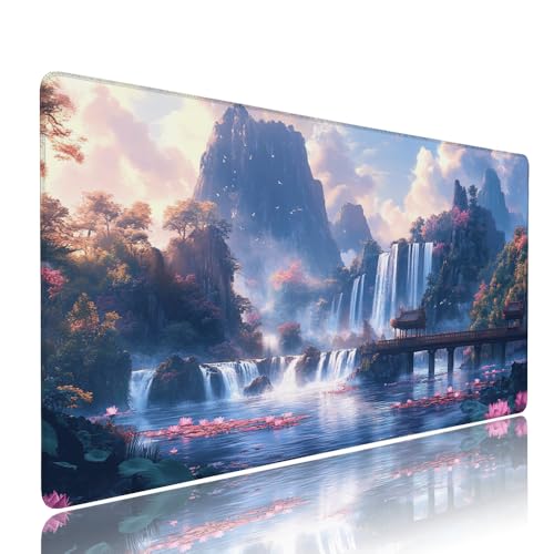 Weiß Fallen Schreibtischunterlage Mousepad XXL Gaming Mauspad Büro Zubehör Klein Mouse Pad Pc Desk Mat Groß, WassXerdicht Anti-Rutsch Gummibasis Vernähte Kanten 1000x500x3mm für Home Office d-50 Weiß Fallen Schreibtischunterlage Mousepad XXL Gaming Mauspad Büro Zubehör Klein Mouse Pad Pc Desk Mat Groß, WassXerdicht Anti-Rutsch Gummibasis Vernähte Kanten 1000x500x3mm für Home Office d-50 von Liutuedy