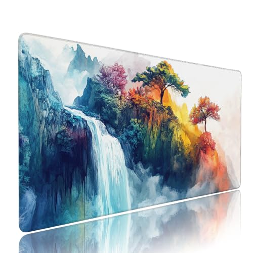 Weiß Fallen Schreibtischunterlage Mousepad xxl Gaming Mauspad Büro Zubehör Klein Mouse Pad Pc Desk Mat Groß,Anti-Rutsch Gummibasis Vernähte Kanten 900x500x3mm Schreibtisch Schutz, für Home Office d-49 Weiß Fallen Schreibtischunterlage Mousepad xxl Gaming Mauspad Büro Zubehör Klein Mouse Pad Pc Desk Mat Groß,Anti-Rutsch Gummibasis Vernähte Kanten 900x500x3mm Schreibtisch Schutz, für Home Office d-49 von Liutuedy