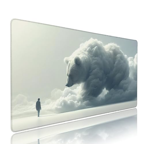 Weiß Tragen Schreibtischunterlage Mousepad xxl Gaming Mauspad Büro Zubehör Klein Mouse Pad Pc Desk Mat Groß,Anti-Rutsch Gummibasis Vernähte Kanten 900x500x3mm Schreibtisch Schutz, für Home Office d-67 Weiß Tragen Schreibtischunterlage Mousepad xxl Gaming Mauspad Büro Zubehör Klein Mouse Pad Pc Desk Mat Groß,Anti-Rutsch Gummibasis Vernähte Kanten 900x500x3mm Schreibtisch Schutz, für Home Office d-67 von Liutuedy