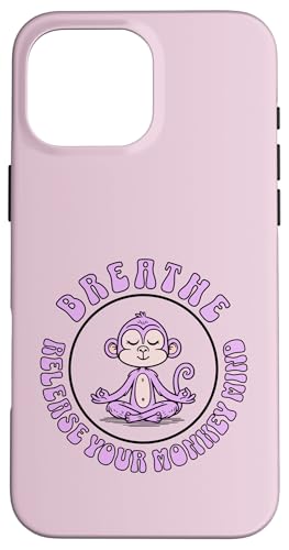 Atme Yoga, meditierender Affe, Geist, Meditationspose Hülle für iPhone 16 Pro Max Atme Yoga, meditierender Affe, Geist, Meditationspose Hülle für iPhone 16 Pro Max von Live It Designs