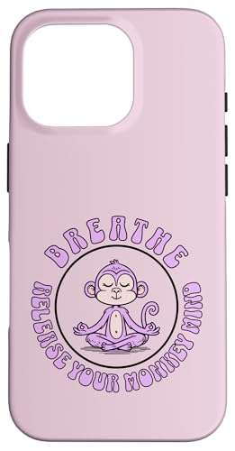 Atme Yoga, meditierender Affe, Geist, Meditationspose Hülle für iPhone 16 Pro Atme Yoga, meditierender Affe, Geist, Meditationspose Hülle für iPhone 16 Pro von Live It Designs