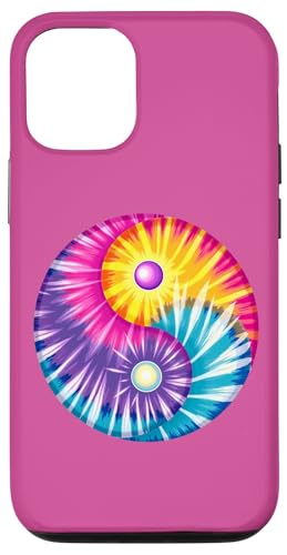 Batik-Meditationssymbol Yin Yang – Hippie Zen Meditation Symbol Hülle für iPhone 12/12 Pro Batik-Meditationssymbol Yin Yang – Hippie Zen Meditation Symbol Hülle für iPhone 12/12 Pro von Live It Designs