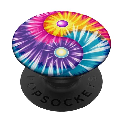 Batik-Meditationssymbol Yin Yang – Hippie Zen Meditation Symbol PopSockets Klebender PopGrip Batik-Meditationssymbol Yin Yang – Hippie Zen Meditation Symbol PopSockets Klebender PopGrip von Live It Designs
